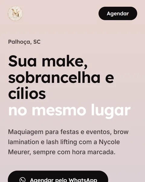 Captura de una web hecha por Elevate